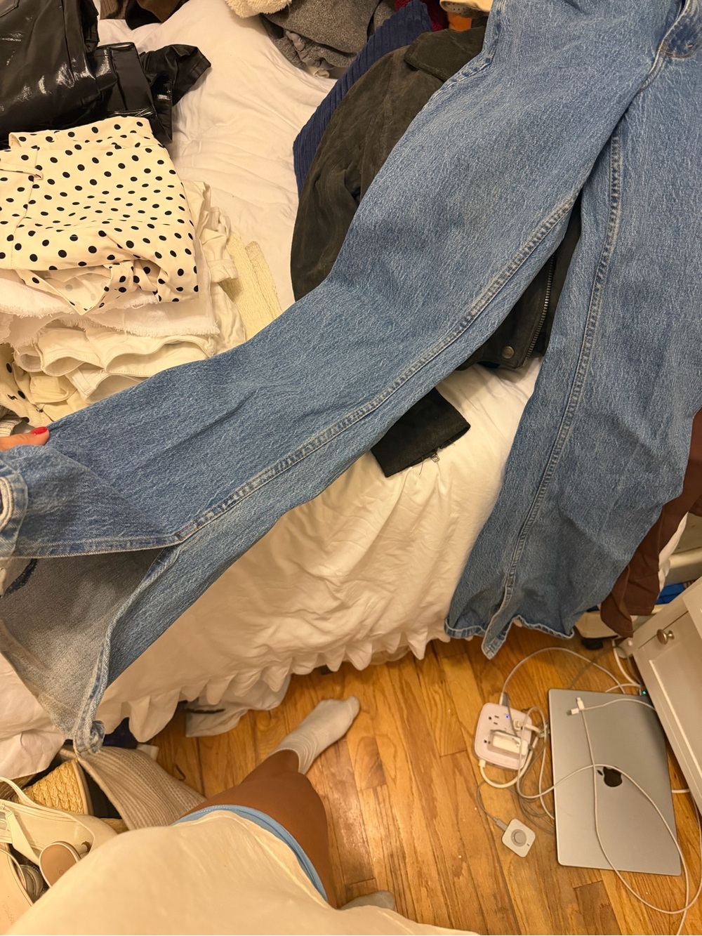 Abercrombie & Fitch Light Blue Flare Jeans